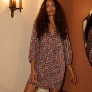 Natalie Martin MARIA DRESS - SPANISH TILE ALMOND